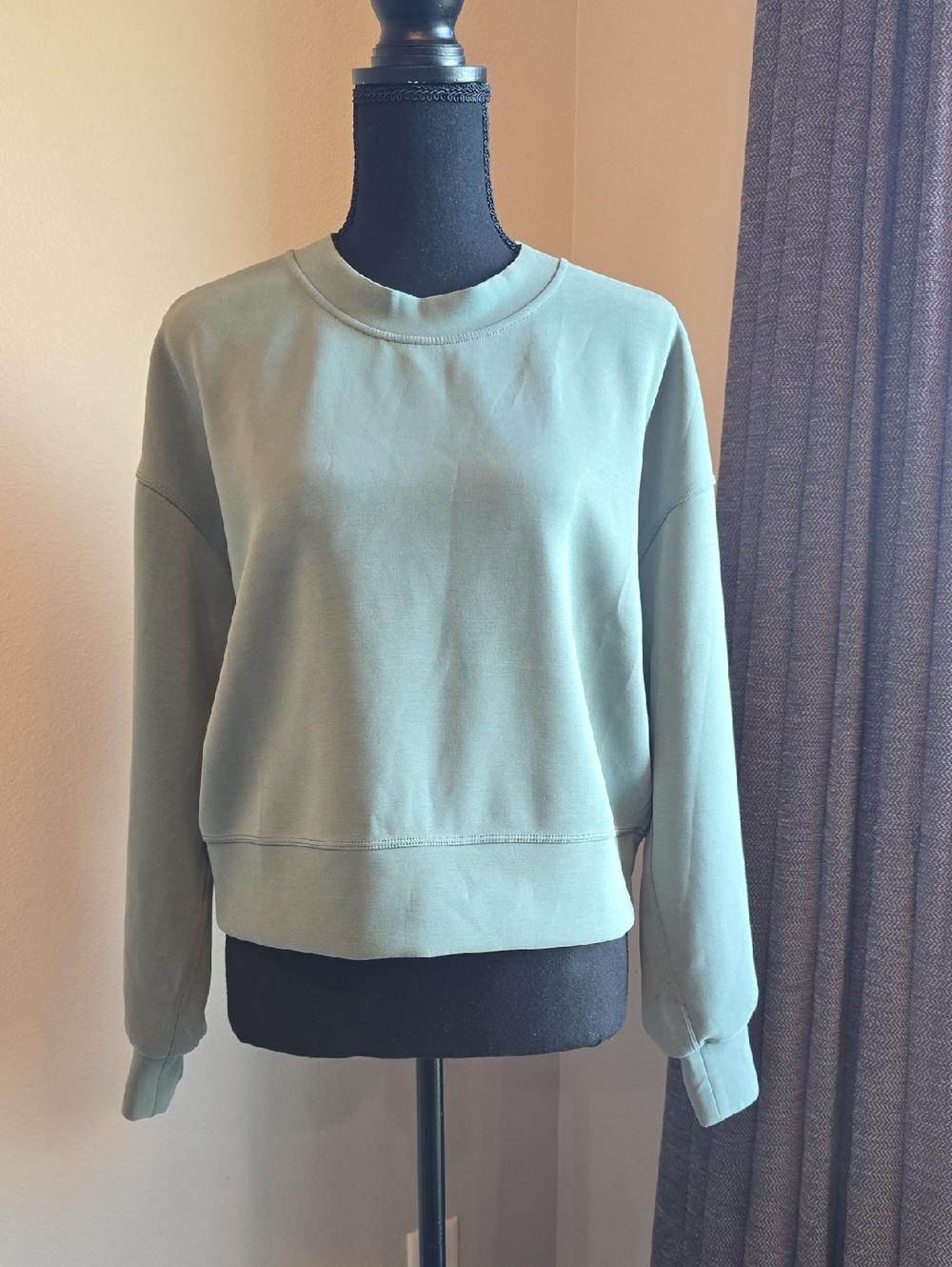lululemon athletica Sage Green Crewneck Sweatshirt